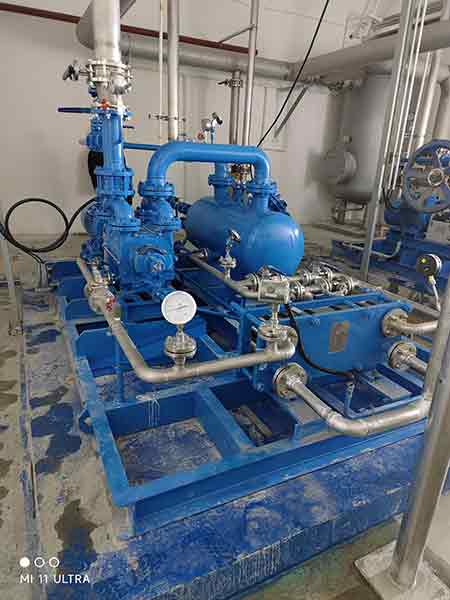 肯富来液环机泵组在吉林华微电子使用现场